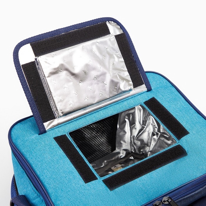 Термосумка, 22 л, 34 х 25 х 25 см, голубая Термосумка, 22 л, 34 х 25 х 25 см, голубая