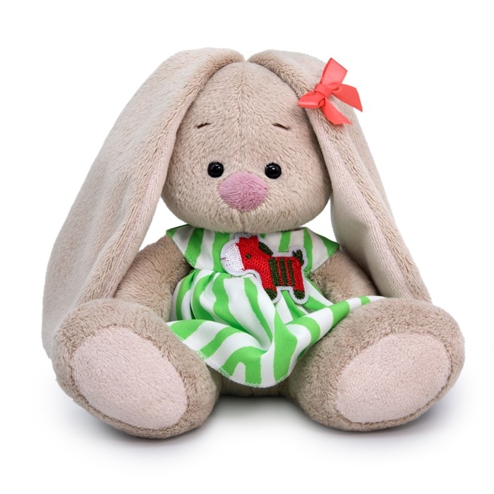 Мягкая игрушка «Зайка Ми в полосатом платье», 15 см Мягкая игрушка «Зайка Ми в полосатом платье», 15 см