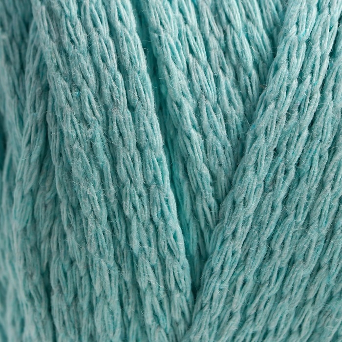 Пряжа  Пряжа "Macrame Cotton" 20% полиэстер, 80% хлопок 225м/250гр (775 мята)