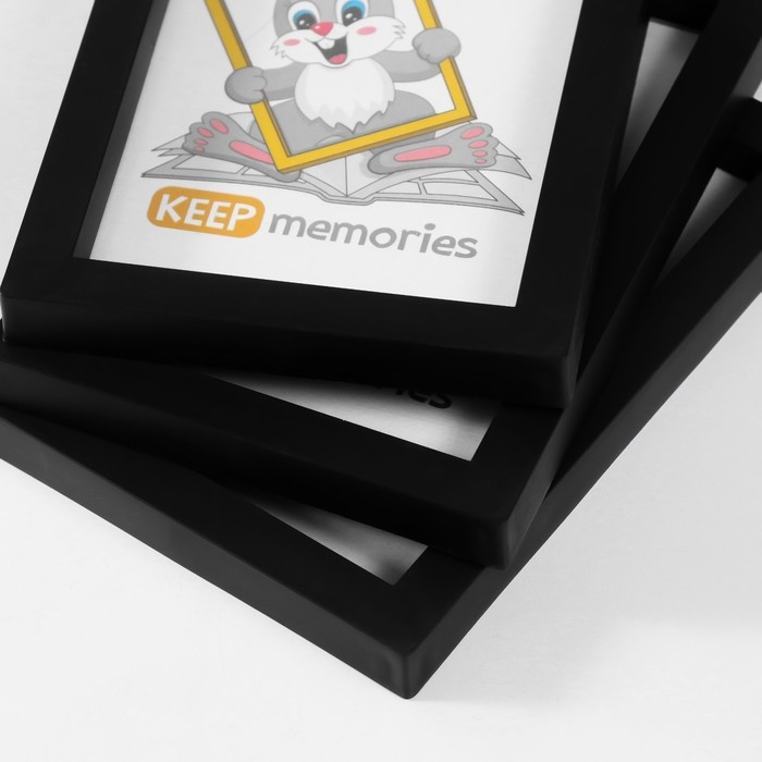 Набор фоторамок пластик L-3 10х15 см ( 3 шт.), чёрный Набор фоторамок пластик L-3 10х15 см ( 3 шт.), чёрный