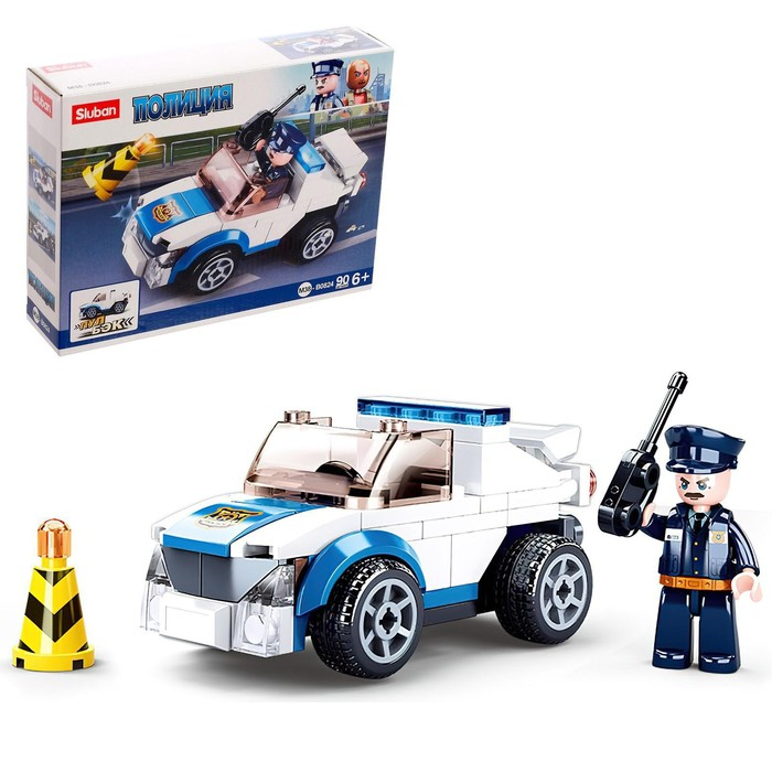 Конструктор Полиция «Патруль», 90 деталей Конструктор Полиция «Патруль», 90 деталей