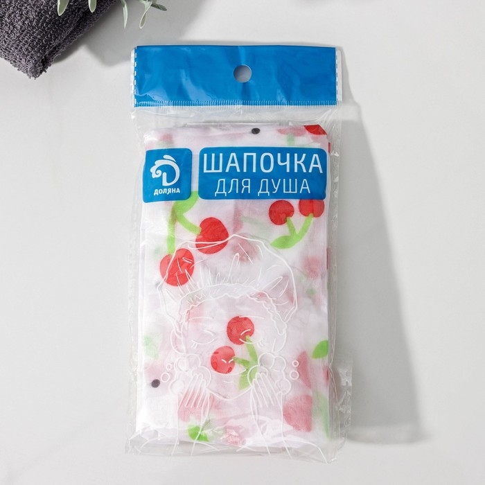 Шапочка для душа Доляна «Весна», цвет МИКС Шапочка для душа Доляна «Весна», цвет МИКС