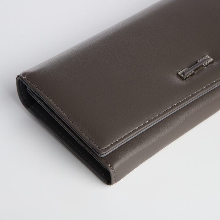 Кошелёк женский на магните, цвет серый Кошелёк женский на магните, цвет серый