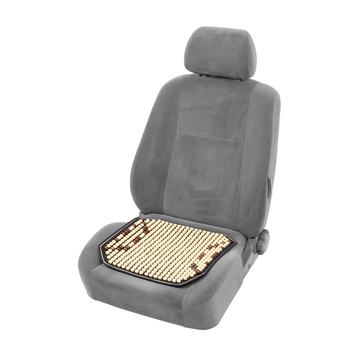 Накидка-массажер на сиденье 45×45 см, дерево, коричневый Накидка-массажер на сиденье 45×45 см, дерево, коричневый