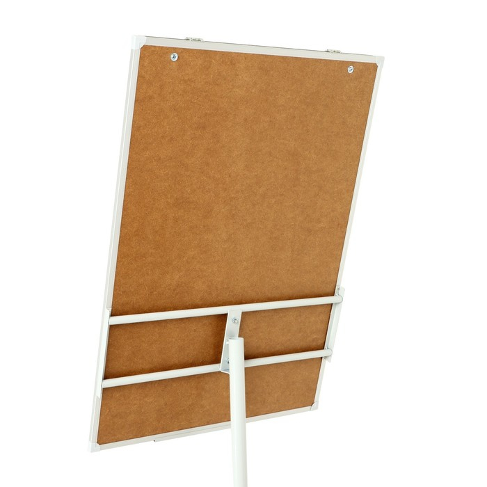 Флипчарт мобильный магнитно-маркерный 70х100 см, Calligrata СТАНДАРТ, в алюминиевом профиле, на роликах Флипчарт мобильный магнитно-маркерный 70х100 см, Calligrata СТАНДАРТ, в алюминиевом профиле, на роликах