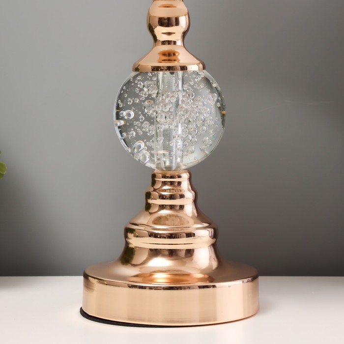 Настольная лампа с подсветкой Настольная лампа с подсветкой "Лейла" Е27 40Вт золото 25х25х44 см