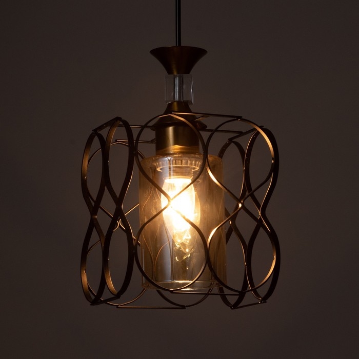 Светильник BayerLux Светильник BayerLux "Инфинити" E27 40Вт черный 15,5х15,5х18-118 см