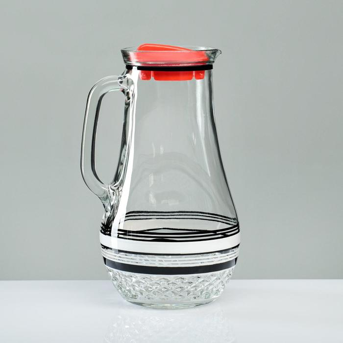 Набор для сока "Инь-Янь" художественная роспись, 6 стаканов 1250/200 мл