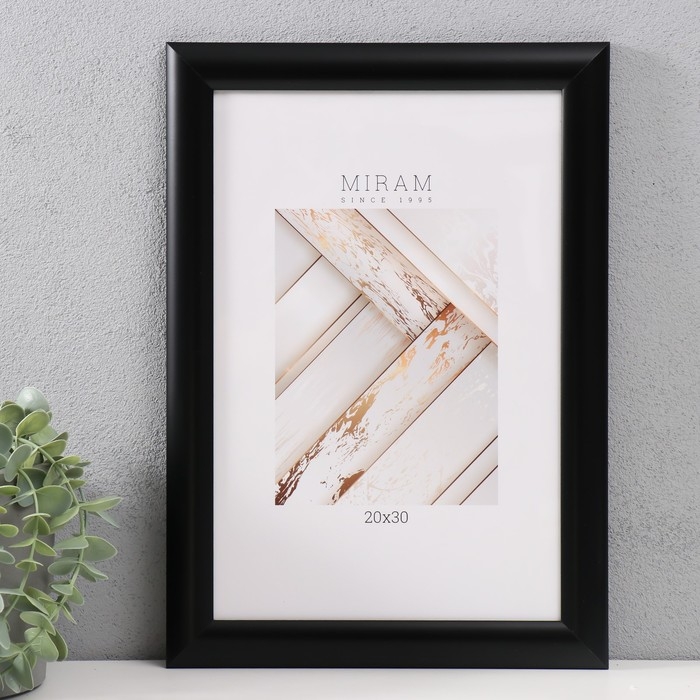 Фоторамка пластик Gallery 20х30 см, 277 чёрный (пластиковый экран) Фоторамка пластик Gallery 20х30 см, 277 чёрный (пластиковый экран)