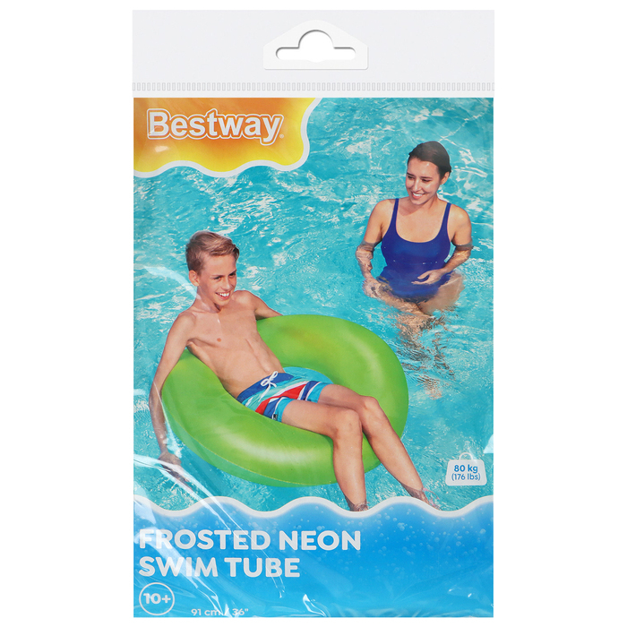 Круг надувной для плавания «Неоновый иней», d=91 см, от 10 лет, цвет МИКС, 36025 Bestway Круг надувной для плавания «Неоновый иней», d=91 см, от 10 лет, цвет МИКС, 36025 Bestway