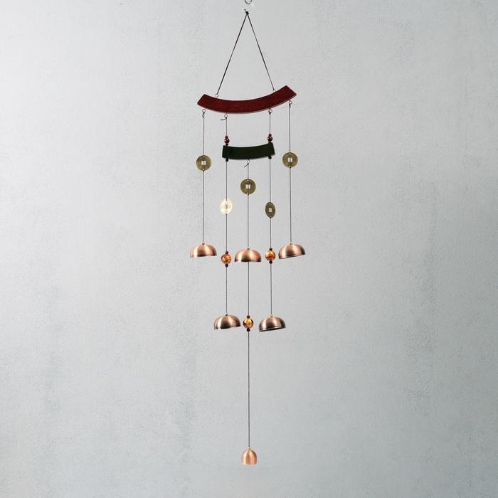 Музыка ветра металл Музыка ветра металл "Дуги" 6 колокольчиков 80 см