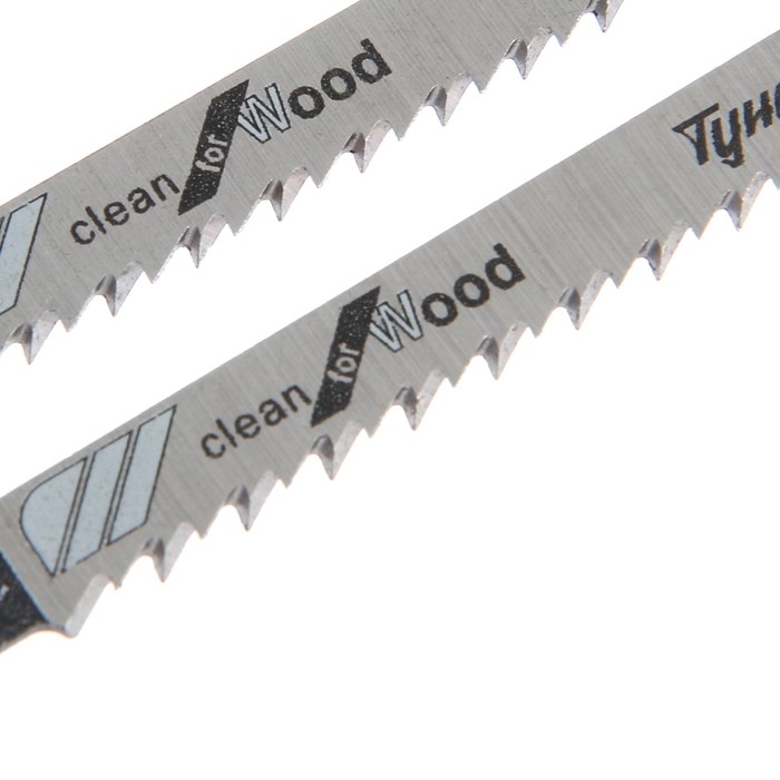 Пилки для лобзиков ТУНДРА, по дереву, прямой рез, HCS, 50/75 х 2.5 мм, 2 шт. Пилки для лобзиков ТУНДРА, по дереву, прямой рез, HCS, 50/75 х 2.5 мм, 2 шт.