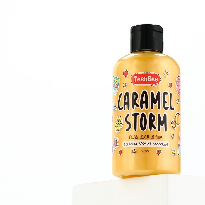 Гель для душа, увлажнение, 300 мл, аромат карамели, TeenBee