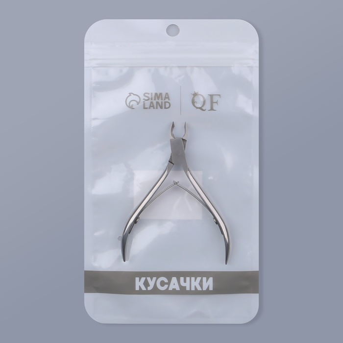 Кусачки маникюрные для кутикулы, двойная пружина, 9,5 см, длина лезвия - 3 мм Кусачки маникюрные для кутикулы, двойная пружина, 9,5 см, длина лезвия - 3 мм