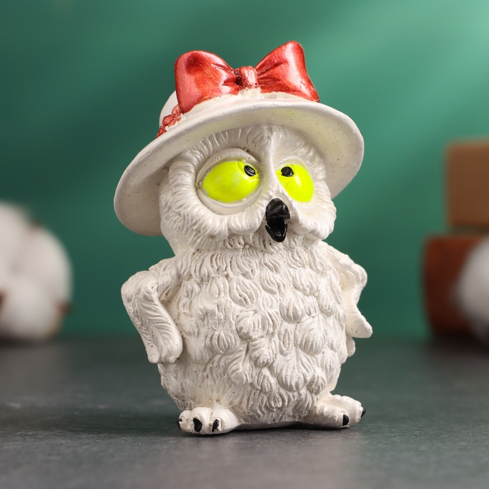 Фигура Фигура "Сова в шляпе" 10х5х5см