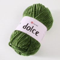 Пряжа "Dolce" 100% микрополиэстер 120м/100гр (797 болотный)