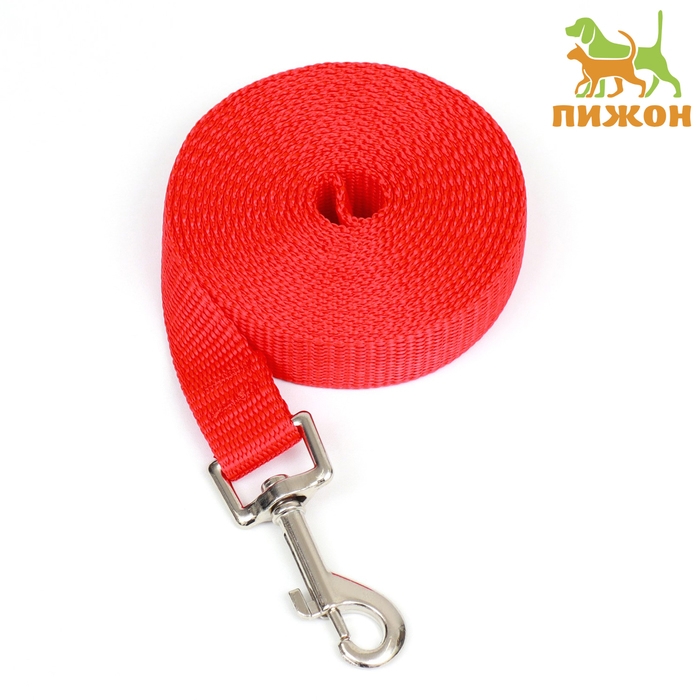 Поводок 3 м х 2 см, красный Поводок 3 м х 2 см, красный