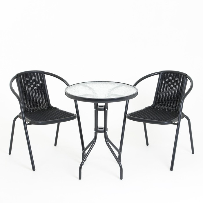 Набор садовой мебели: стол, 2 стула, цвет МИКС Набор садовой мебели: стол, 2 стула, цвет МИКС