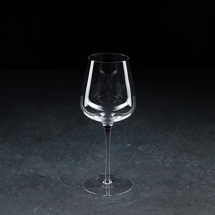 Бокал для вина стеклянный Magistro «Анси», 420 мл, 21,1×6 см Бокал для вина стеклянный Magistro «Анси», 420 мл, 21,1×6 см