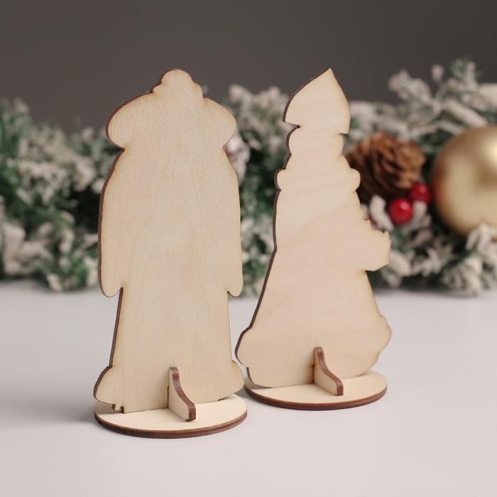 Сувенир Сувенир "Дед Мороз+Снегурочка", 7,5х13х6 см