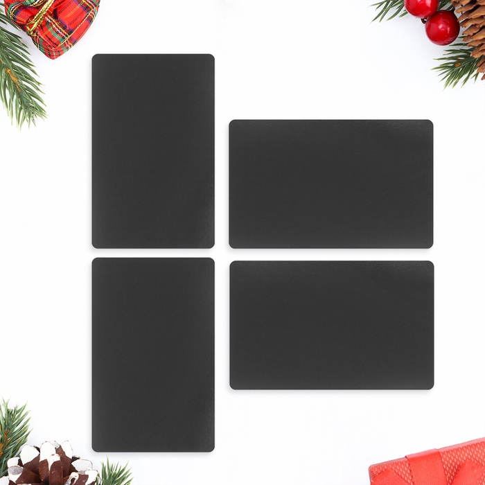 Набор новогодних, змея, магнитов-календарей  Набор новогодних, змея, магнитов-календарей "Удачного Года!" символ года, 11 х 9 см