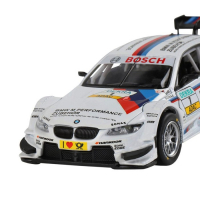 Машина металлическая BMW M3 DTM 1:32, инерция, световые и звуковые эффекты, открываются двери, цвет белый