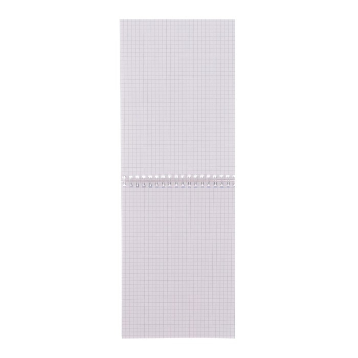 Блокнот А5, 40 листов в клетку на гребне Блокнот А5, 40 листов в клетку на гребне "Зелёный", обложка мелованный картон, ВД лак, блок офсет