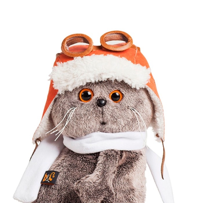 Мягкая игрушка «Басик в шлеме и шарфе», 19 см Мягкая игрушка «Басик в шлеме и шарфе», 19 см