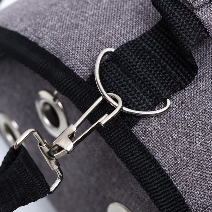 Сумка-переноска  Сумка-переноска "Мини" 25 х 21 х 16 см, серая