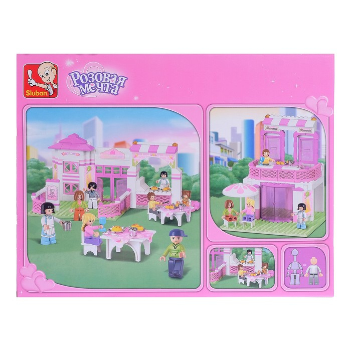 Конструктор «Розовая мечта: домик», 306 деталей Конструктор «Розовая мечта: домик», 306 деталей