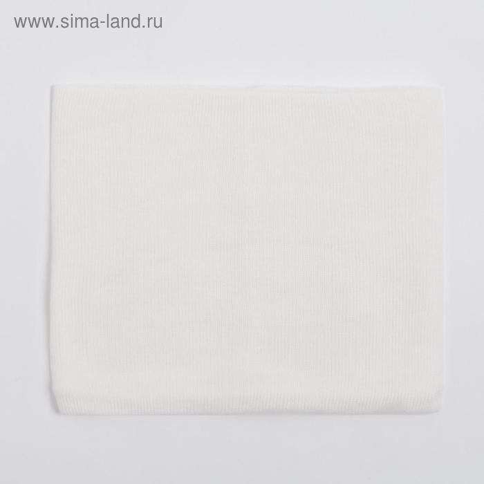 Шарф-снуд детский, цвет молочный, размер 45х21