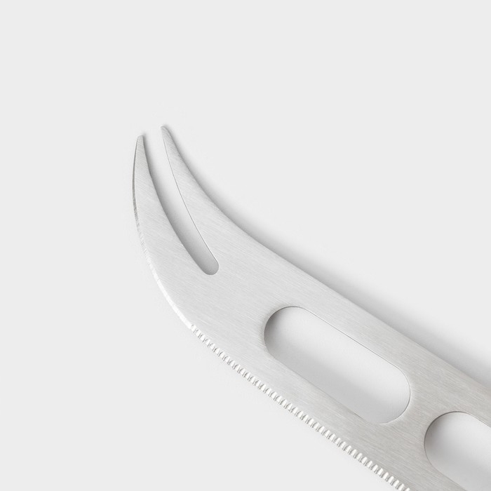 Нож для сыра Доляна Fargo, 26×3×2 см, нержавеющая сталь, цвет серебристый Нож для сыра Доляна Fargo, 26×3×2 см, нержавеющая сталь, цвет серебристый