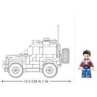 Конструктор внедорожник «Сафари» Sluban Модельки, 302 детали, 6+