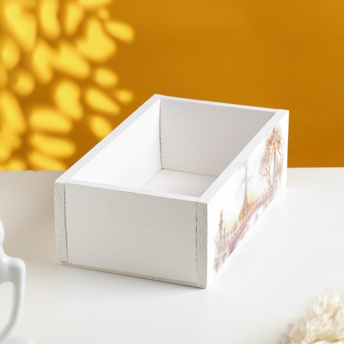 Кашпо флористическое деревянное  Кашпо флористическое деревянное " ПРОВАНС №1" 24,5х14,5х8 см