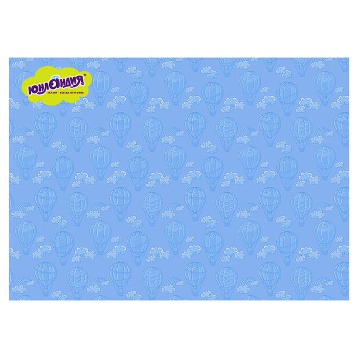 Клеёнка настольная для занятий творчеством, 50 х 70 см, Юнландия Клеёнка настольная для занятий творчеством, 50 х 70 см, Юнландия "Воздушный шар", ПВХ