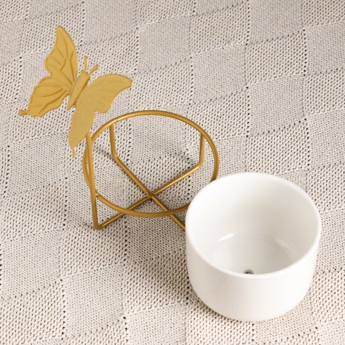 Горшок на подставке Горшок на подставке "Бабочка" 9х6см