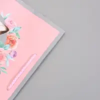 Пакет подарочный ламинированный "Милый котик" 26 х 12 х 32 см