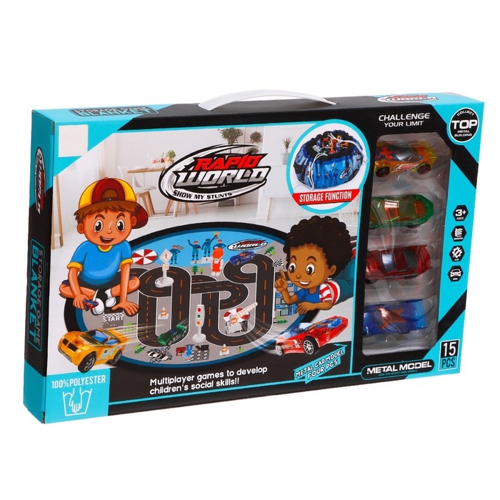 Игровой набор &laquo;Город&raquo;, с машинками и ковриком-сумкой