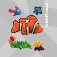 Пластилин ErichKrause Basic light pack, 12 цветов, 192 г, европодвес, в пакете