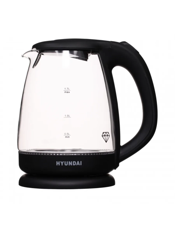 Чайник HYK-G1001 1,7л 2200Вт черный (стекло) Чайник HYK-G1001 1,7л 2200Вт черный (стекло)