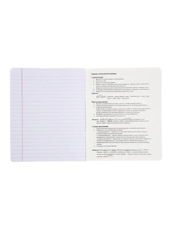Комплект 12 предметных тетрадей 48 листов, справочная информация, 60гр, Пастель