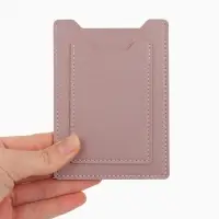 Обложка для автодокументов, СТС и права, 9&times;0.3&times;12.5 см, розовая