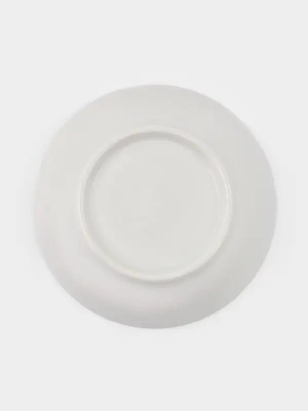 Чайная пара Дулевский фарфор &laquo;Янтарь&raquo;, 2 предмета: чашка d=210 мл, блюдце d=14 см, белая