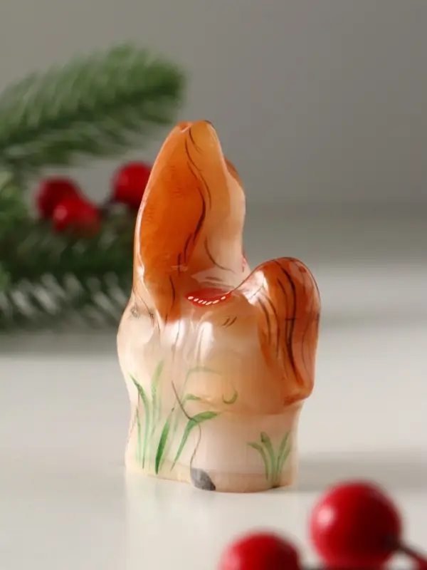 Сувенир Лошадка 7х5 см, селенит