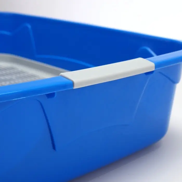 Туалет с сеткой, 44&times;33&times;11.5 см, синий, серый