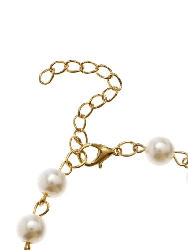 Браслет жемчуг Браслет жемчуг "Кристаллики" форма микс, цвет белый в золоте