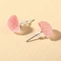 Серьги, набор украшений &laquo;Минни Маус и Дино&raquo;, розовые, золотой