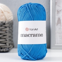 Пряжа "Macrame Макраме" 100% полиэстер 130м/90гр (139 т.бирюза)