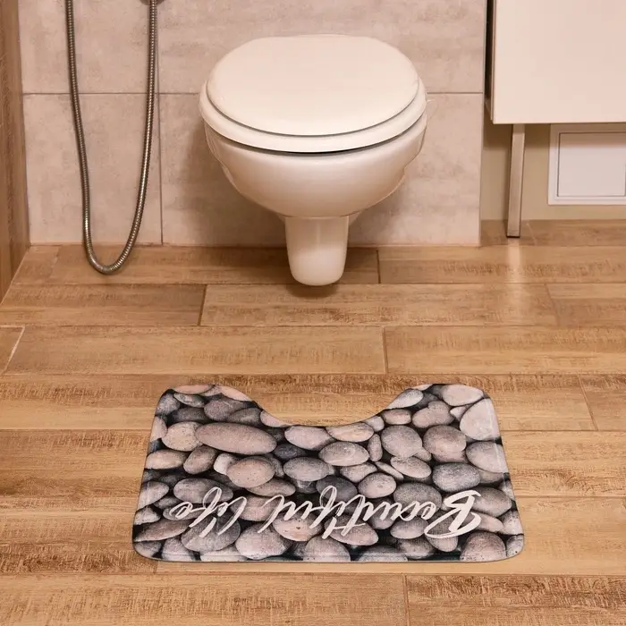 Коврик для ванной Этель Beautiful life, 50&times;40 см, велюр