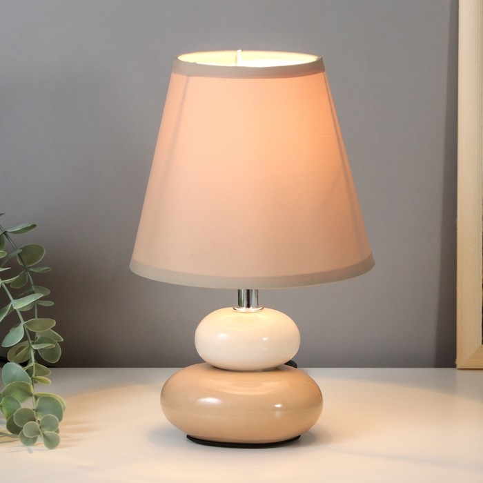 Настольная лампа 16878/1GR E14 40Вт серый 16х16х25 см RISALUX Настольная лампа 16878/1GR E14 40Вт серый 16х16х25 см RISALUX